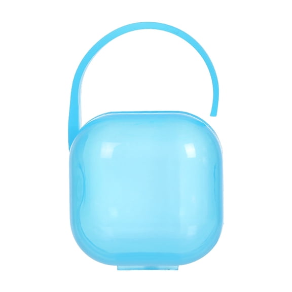 XIPYYKM Pacifier Case Pacifier Holder Case Pacifier Clip Binky Holder Case Pacifier Box Pacifier Accessories 1 Pack Clear Hook Design