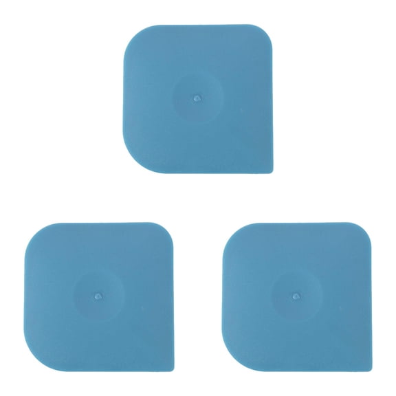 XIPYYKM Plastic Pan Dish Pot Food Kitchen Scraper Tool Set, 3 Pcs Nylon Plastic Cast Iron Skillet Cleaner Scrubber Scrapper, Kitchen Scraper Non-Scratch