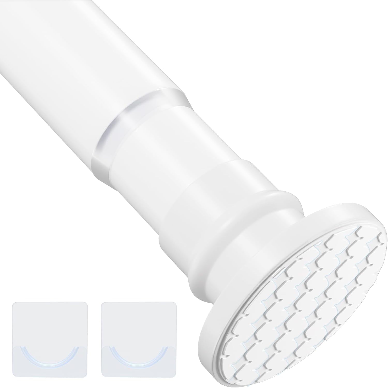 Spring Shower Rods XIQIYY Shower Curtain Rod 28-48 inch Heavy Duty Tension Curtain Rod No ...