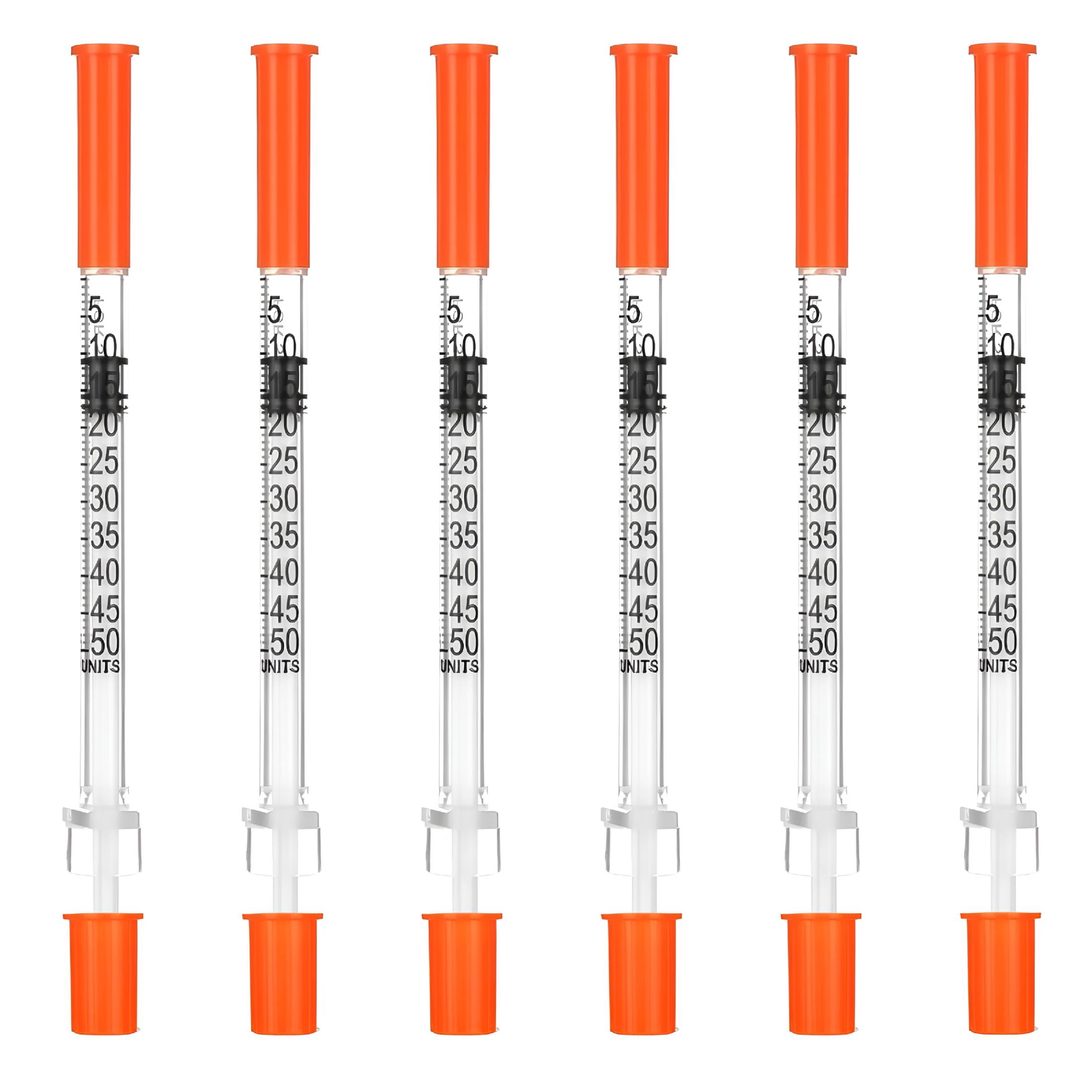 XIRQI 0.5Ml/Cc Lab Liquid Dispensing Syringes 31G,5/16"- 8Mm Individually Wrapped (Box of 100)