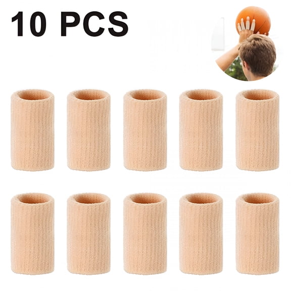 XIRQI 1 set/10 Pieces Finger Sleeves Thumb Braces Support Elastic Compression Protector Braces for Relieving Pain,Arthritis,Trigger Finger,Sports