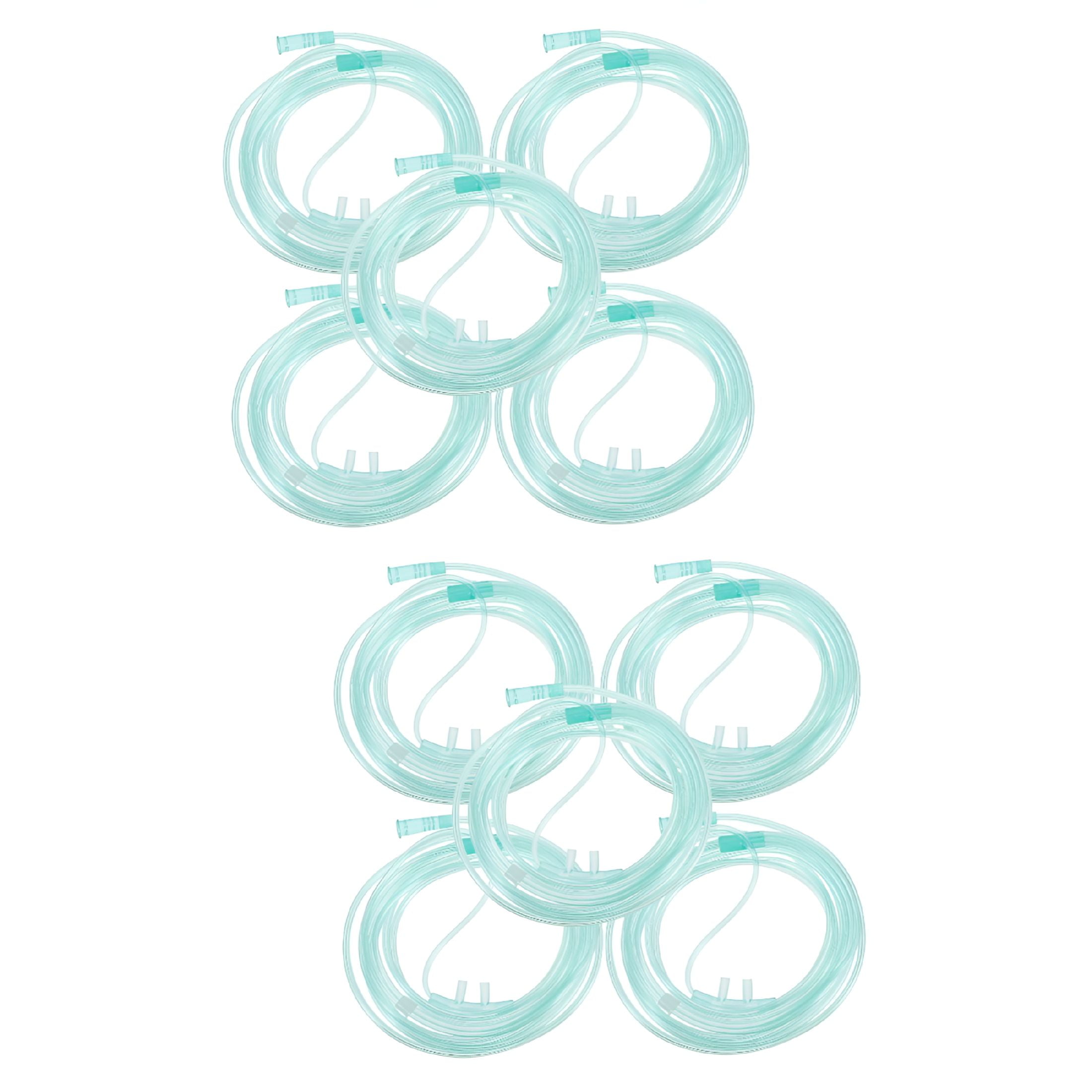 XIRQI 10 Pcs Medical Silicone Tube Nasal Cannula Oxygen Machine Professional Disposable