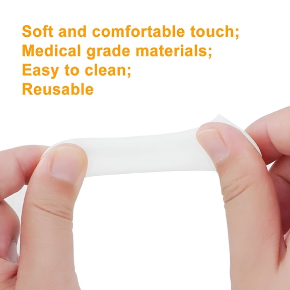 XIRQI 10 Pieces-Big Toe Guards for Protection of Ingrown Toenails,Corns,Calluses,Blisters (White)