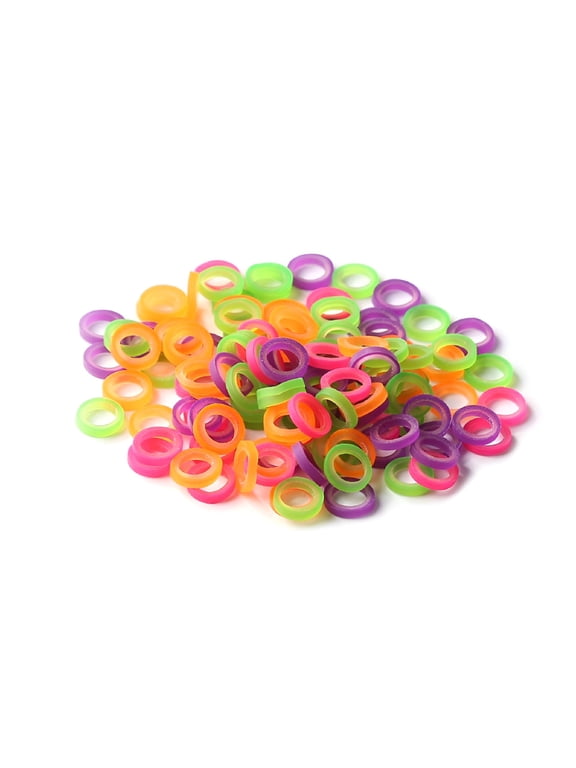 100pcs Orthodontic Rubber Bands Latex Braces Transparent Traction (1/8)