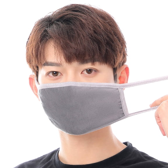 XIRQI 10Pcs Face Mask,Colorful Star Birch Cartoon Dust Mask,Comfort-Focused Disposable Masks,Black