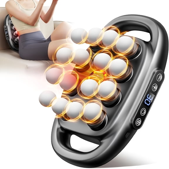XIRQI 16 Head Massage Gun Deep Tissue, Deep Tissue Percussion Massager with 3 Modes 30 Intensities, Professional Percussion Massage Gun, Massage Gun Deep Tissue