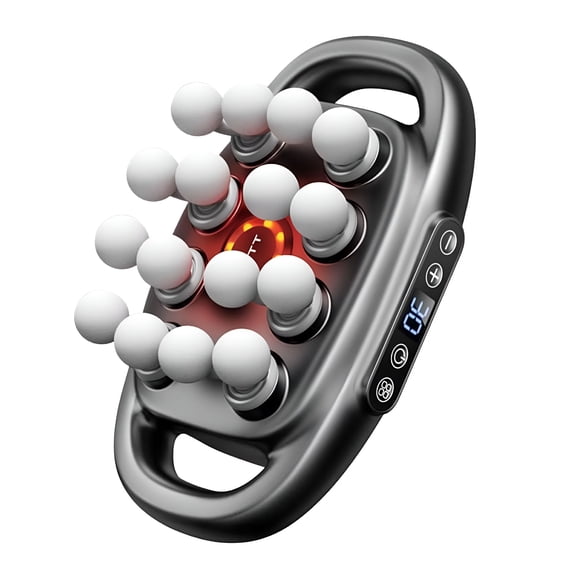 XIRQI 16 Head Massage Gun,Neck Massager with 30 Levels and 3 Modes,Electric Massager Quiet Drill Machine for Back,Neck,Legs