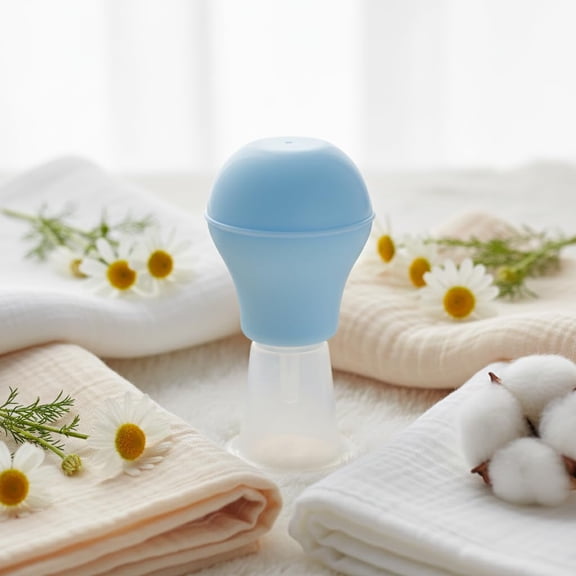 XIRQI 1Pc Blue Silicone Nipple Corrector for Women,Breastfeeding Aid for Inverted/Flat Nipples,Postpartum Nursing Care,Gentle Suction Enhancer and Health Accessories
