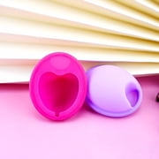 XIRQI 1pcs Silicone Flat Fit Design Extra Thin Reusable Silicone Menstrual Disc For Women Menstrual With Pull Tab Sterilizing