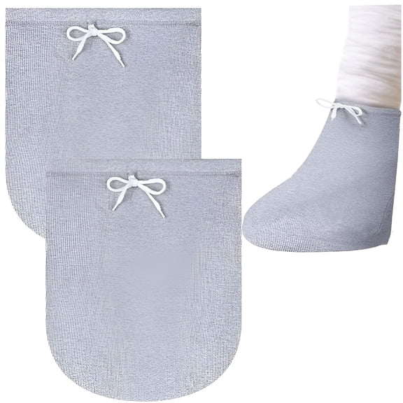 XIRQI 2 Pack Foot Cast Sock Cover, Foot Cast Shower Cover Plaster Protector, Plaster Stocking Protective, Adjustable Drawstring Plaster Foot Socks for Men and Women Foot Leg Protection