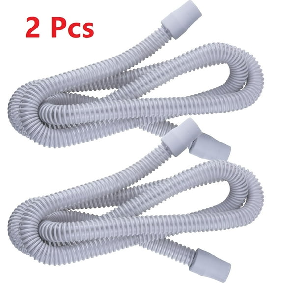 XIRQI 2 Pack Universal CPAP Hose,6 Foot Universal Tube Compatible with Most Machines,Standard 0.74 inch / 19mm Tubing
