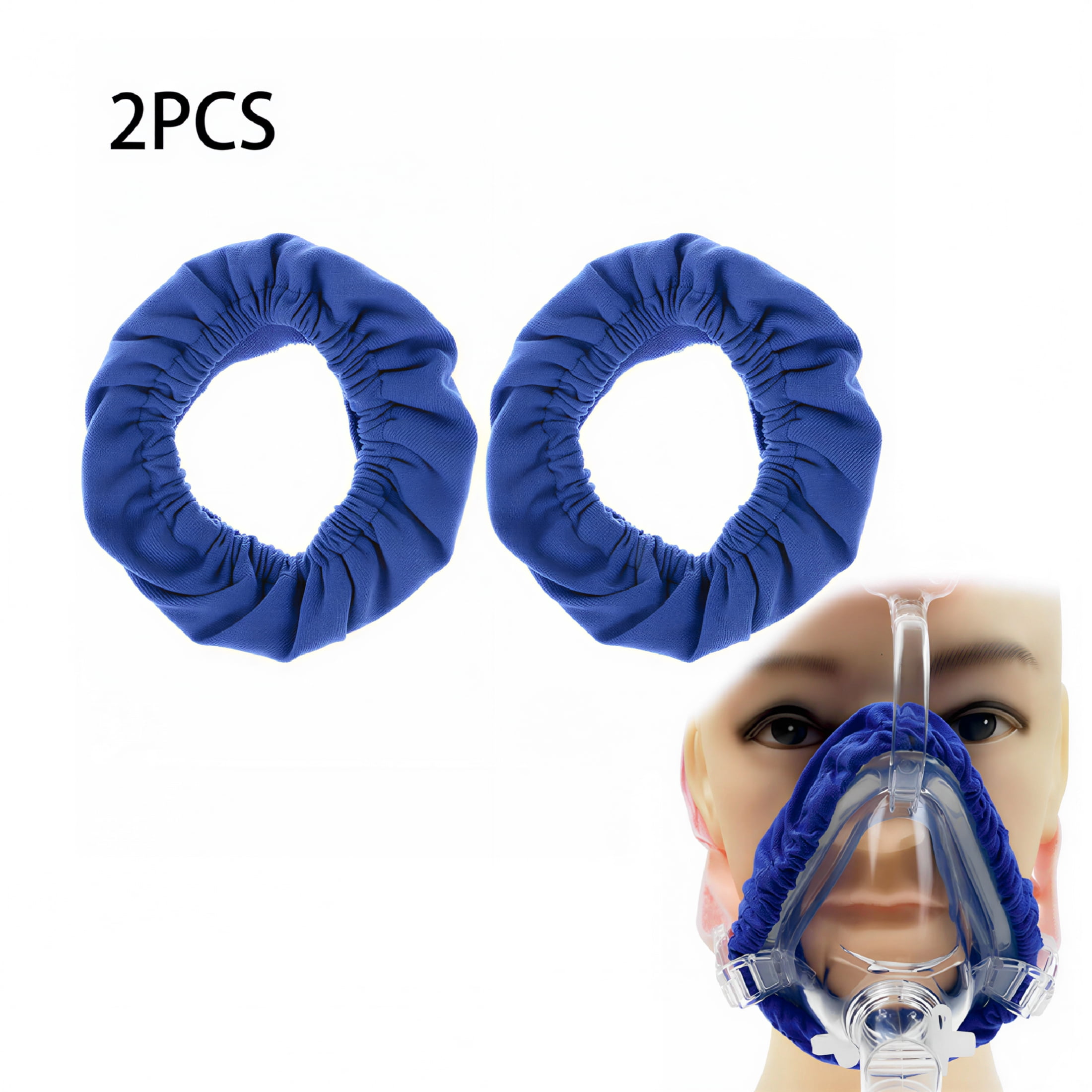 XIRQI 2 Pcs CPAP Mask Liners Reusable Fabric Covers Reduce Air Leaks ...