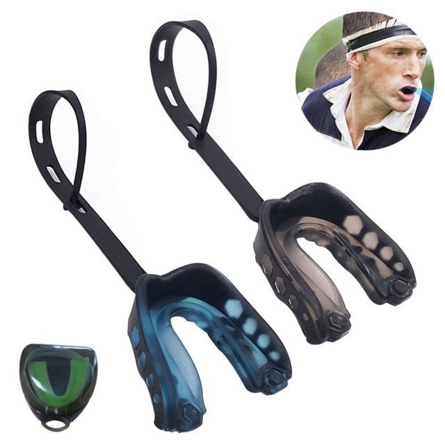XIRQI 2 Pcs Mouth Guard Sports Football Youth Mouth Guard MMA
