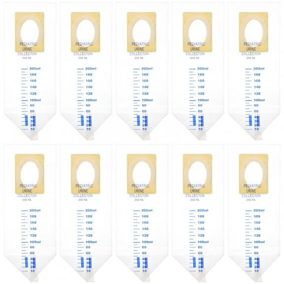 XIRQI 20 Pcs Portable Urine Bag Pediatric Baby Infant Collector Pee Sponge Plastic