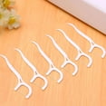 thumbnail image 1 of XIRQI 200Pcs Dental Floss Flosser Pick Teeth Toothpicks Stick Oral Care Tooth Hygienic, 1 of 7