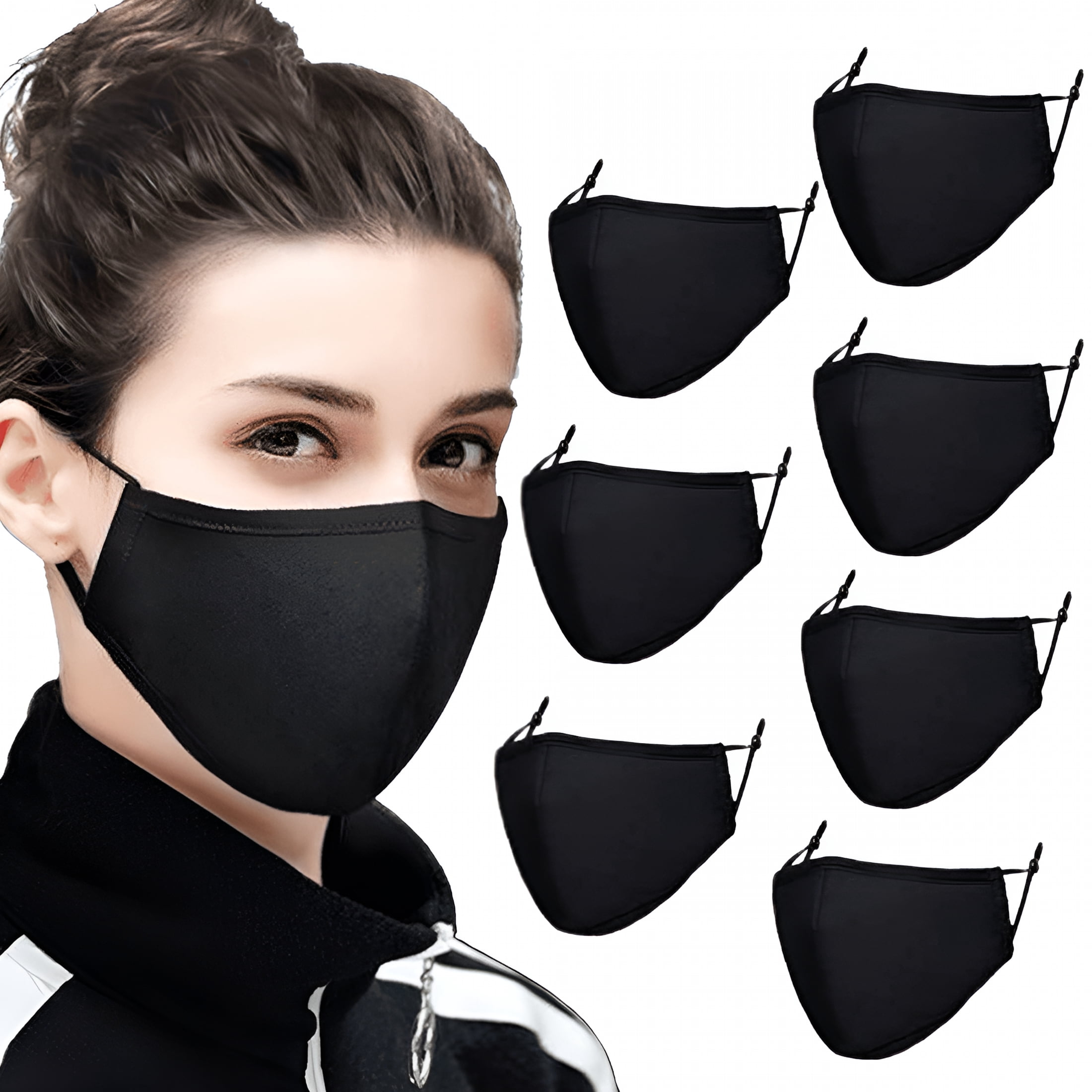 XIRQI 2026 New 12Pcs Adult Cloth Face Mask Reusable Washable Face