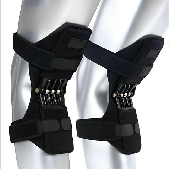 XIRQI 2026 New 1Pair Knee Joint Support Pads Power Spring Force Joint Support Knee Stabilizer Brace for Arthritis Tendonitis for Sports,Running,Hiking,Home,Rehabilitation
