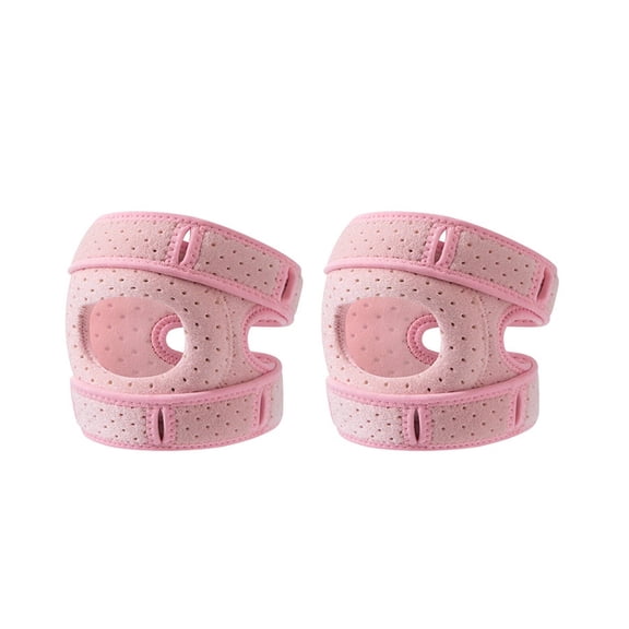 XIRQI 2026 New 2Pcs Knee Brace,Copper Fiber Technology Knee Compression Sleeve,Triple Adjustable Compression Straps Knee Sleeve,Pink,S/M