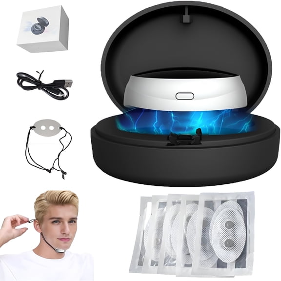 XIRQI 2026 New 3-Speed Electric Anti Snore Device, Sleep Apnea Machine, Effective Snoring Prevention, Portable Sleep Snoring Devices Stopper