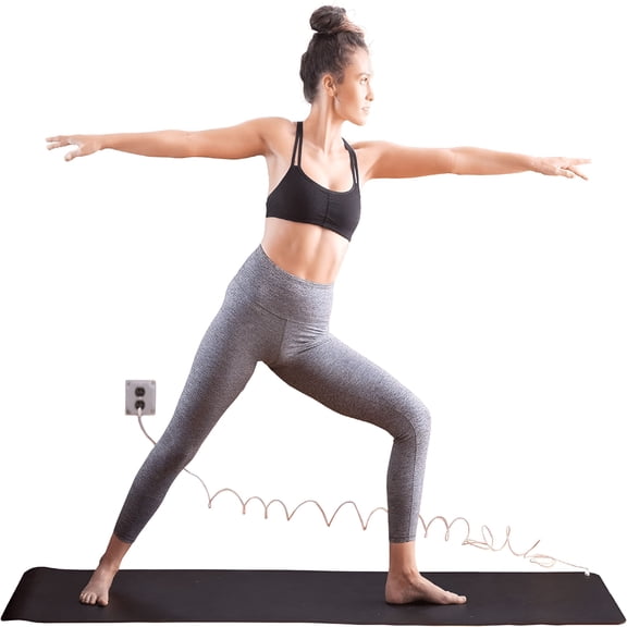 XIRQI 2026 New 71X24 Inch Grounding Mat,Exercise Fitness Pad,Earth Connected Conductive Carbon Mat with 15 Foot Cord May Help Lower Inflammation,Improve Balance,Included Carrying,For Meditation&Yoga