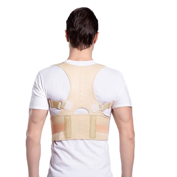 XIRQI 2026 New Back Brace Enhances Core Stability Lumbar Support Flexible and Adjustable Stylish Appearance Posture Corrector,White S