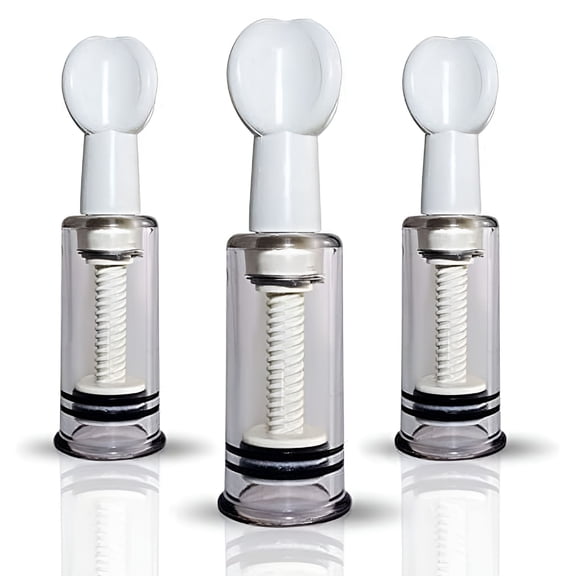 XIRQI 2026 New Breast Pump 2Cm3Pcs Inverted Nipple Corrector, Nipple Suckers,Transparent Inverted Nipple Extractor for Postpartum Women