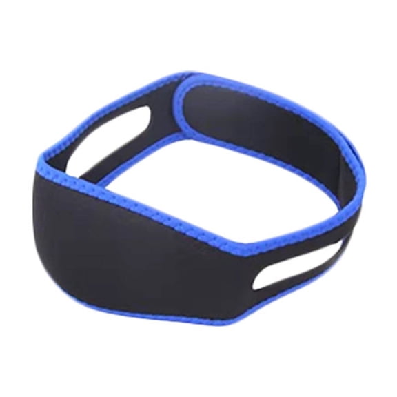 XIRQI 2026 New Compression Sleeve Chin Lift Knee Sleeve Double Chin Reducer Kinesio Tape for Workout Recovery Posture Support Blue