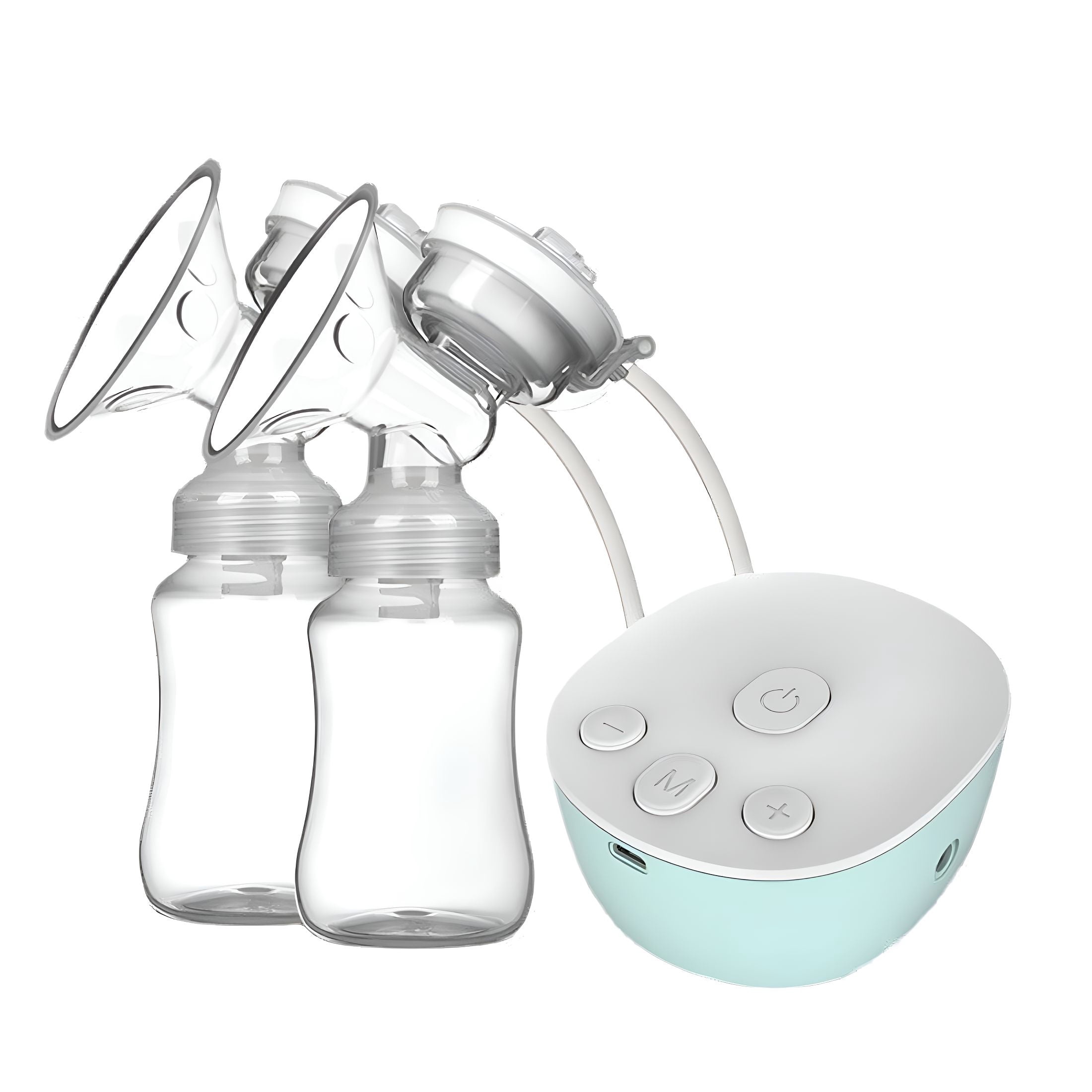 XIRQI 2026 New Double Electric Wearable Breast Pump Portable Wireless Breast Pump Lcd Display Low Noise Painless for Newborns,Infants,Travel,Home,Office