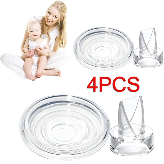 XIRQI 2026 New Duckbill Valve Diaphragm Parts,Matched for Milk Pump and Milk Collector,Set of 4 Spare Parts for Dairy Farming,Milking Equipment Maintenance,Milk Processing.