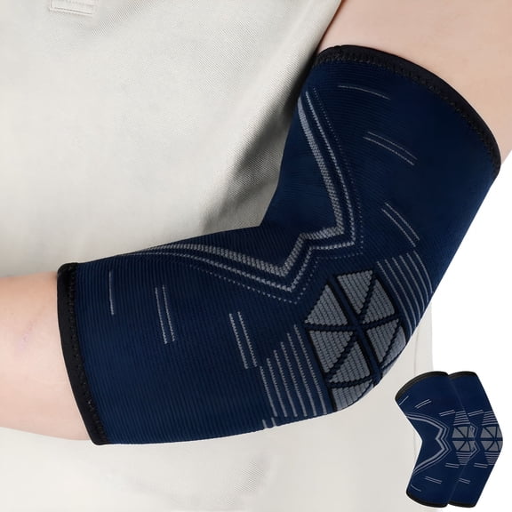 XIRQI 2026 New Elbow Compression Sleeve for Tendonitis and Pain Relief, Compression Sleeves, Forearm Compression Sleeve, S, 2-Piece Count, for Sports, Exercise, Recovery, Arthritis, Daily Use