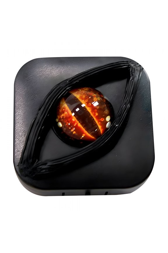 2026 New Exquisite Halloween Portable Cute Contact Lens Cases,Travel Eye Contacts Case Box Holder,Remover Tool Bottle Kit for Daily Outdoor (Red)