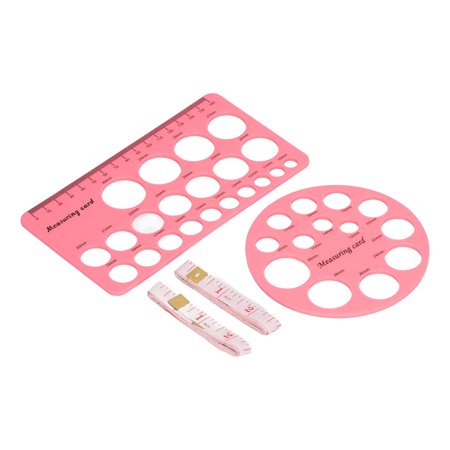 XIRQI 2026 New Flange Measurement Tool Sizing Nipple Rulers Set Silicone for Breast Pump Round and Rectangle for Breastfeeding,Breast Pumping,Nursing,Baby Care,Home Use.