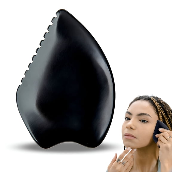 XIRQI 2026 New Gua Sha Facial Tools,Unique 4-Edge Guasha Tool for Face for Face, Neck, Jaw, Cheek Bian Stone Traditional Massage Tool,Lymphatic Drainage Face Tool