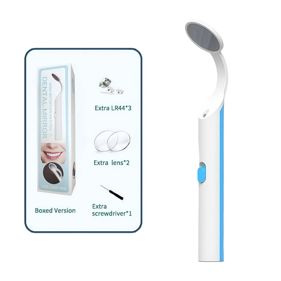 XIRQI 2026 New Led Dental Mirror with Light Anti-Fog Teeth Inspection Tool for Oral Care, Lighted Dentist Mouth Mirror for Home and Professional Use