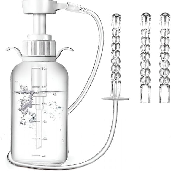 XIRQI 2026 New Model Enema Kit for Colon Cleansing - Anal Douche Anti Back-Flow Enemas for Colon,Home,Travel,Health,Men
