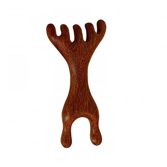 XIRQI 2026 New Natural Wooden Nose Guasha Massage Tools Anti-Static,Eyes Facial Wood Gua Sha Tool,Face Manual Massager Tool,Multifunctional Handheld Meridians Acupoint Massage Tool,1 Piece