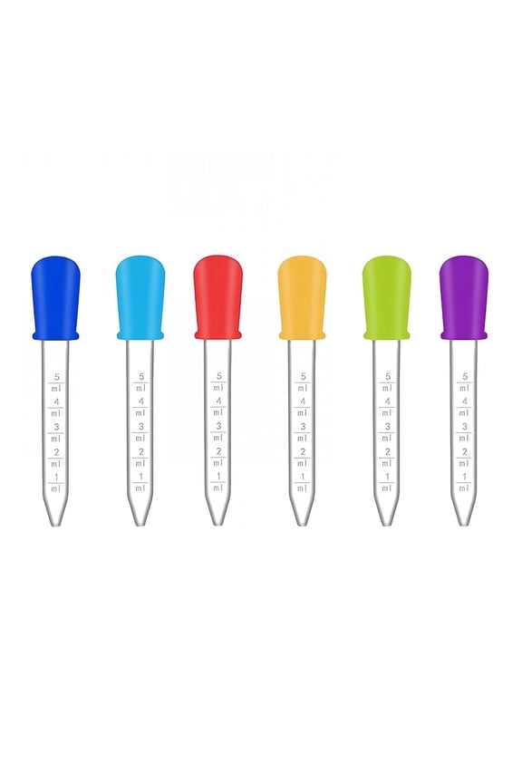 2026 New Oral Syringe, Precise Child Medicine Dropper, Accurate Measurements Children Dropper, Baby Syringe for Medicine, 6-Pack