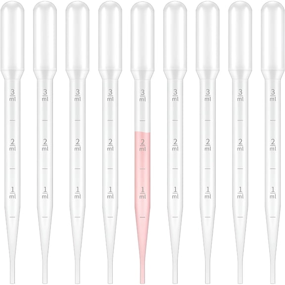 XIRQI 2026 New Pipettes Disposable Plastic Transfer Graduated Dropper,Suitable for Essential Oils&Science Laboratory for Lab,Home,Cosmetic