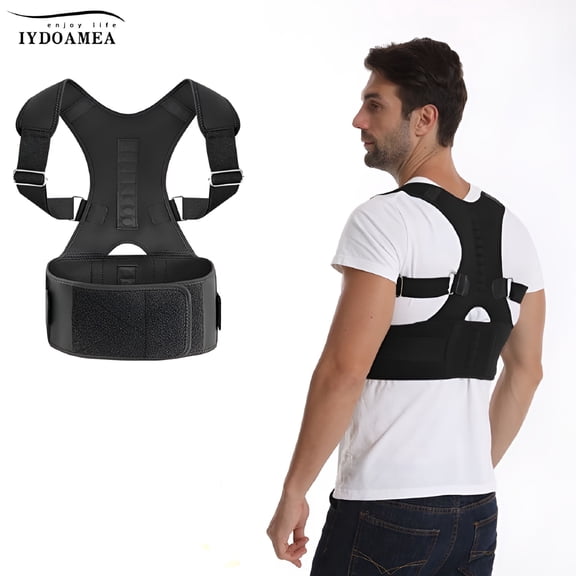 XIRQI 2026 New Plus Size Back Brace Posture Corrector for Men and Women-Magnetic Lumbar Back Support Belt-Back Relieve Fatigue,Improve Thoracic Kyphosis,For Lower and Upper Back