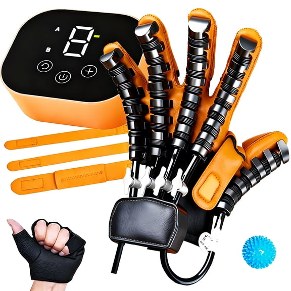 XIRQI 2026 New Rehabilitation Robot Gloves,Hand Exerciser for Stroke,Finger Exercisers and Hand Grip Strengthener for Neuromuscular Recovery & Stroke Therapy Equipment,Strength Adjustable