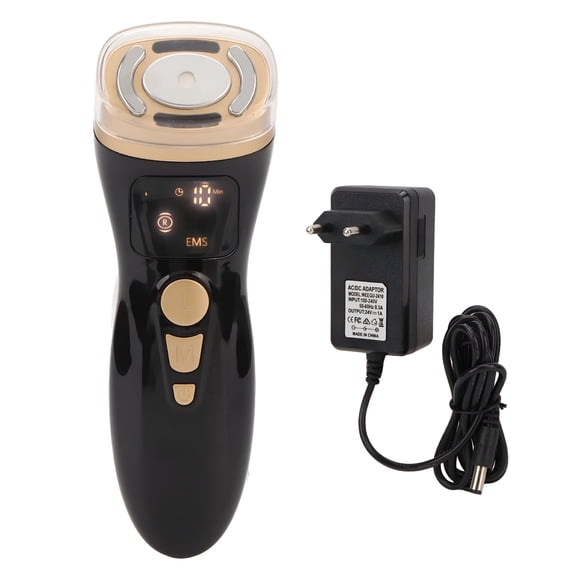 XIRQI 2026 New Rf Mini Face Led Machine 5 Gears Color Light Warm Up Microcurrent Wrinkle Removal Beauty Device for Face Eye 100240V Eu Plug
