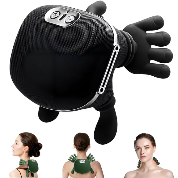 XIRQI 2026 New Shiatsu Neck Back Massager, Bionic Heated Massager, Wireless Portable Neck Shoulder Massager, Electric Deep Tissue 4D Kneading Massage, Real Touch Therapy Neck for Pain Relief