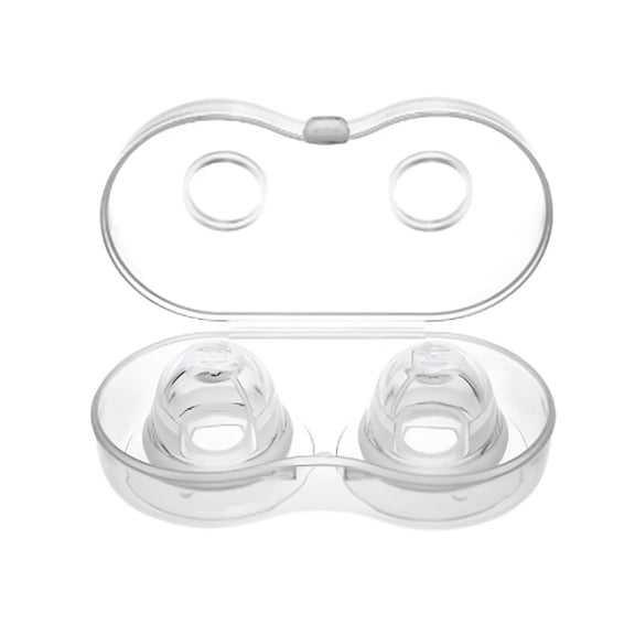 XIRQI 2026 New Silicone Nipple Corrector Clips - 1 Pair, Easy-To-Use Design for Flat and Inverted Nipples, High Temperature Resistance - Ideal for Correcting Nipple Shape