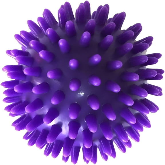 XIRQI 2026 New Spike Massage Balls Exercise Ball Foot Massage Ball Plantar Balls for Hands Back for Yoga, Pilates, Physical Therapy, Relaxation, Muscle Relief, Stretching Purple