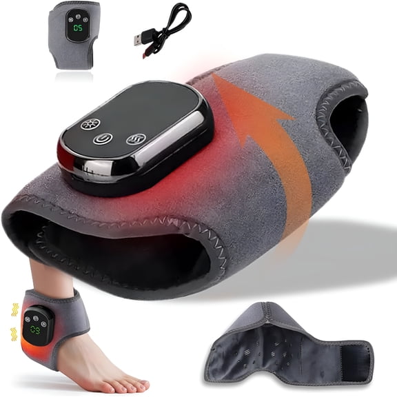 XIRQI 2026 New Triple Method Massager 3-In-1 Foot Massager with Massage & Heat,Improves Circulation,Eases Foot Pain,Neuropathy,Tendinitis & Plantar Fasciitis Relief