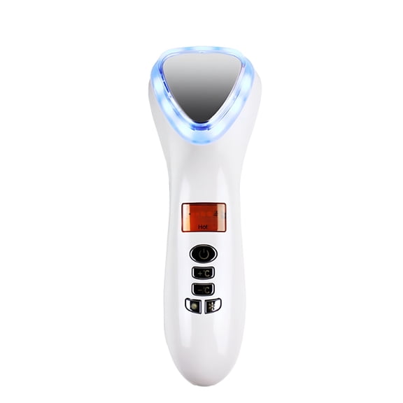 XIRQI 2026 New Ultrasonic Cryotherapy Hot Cold Hammer Face Lifting Led Light Photon Galvanic Hot and Cold Ultrasonic Facial Massager Skin Care Device for Anti-Wrinkle Tightening