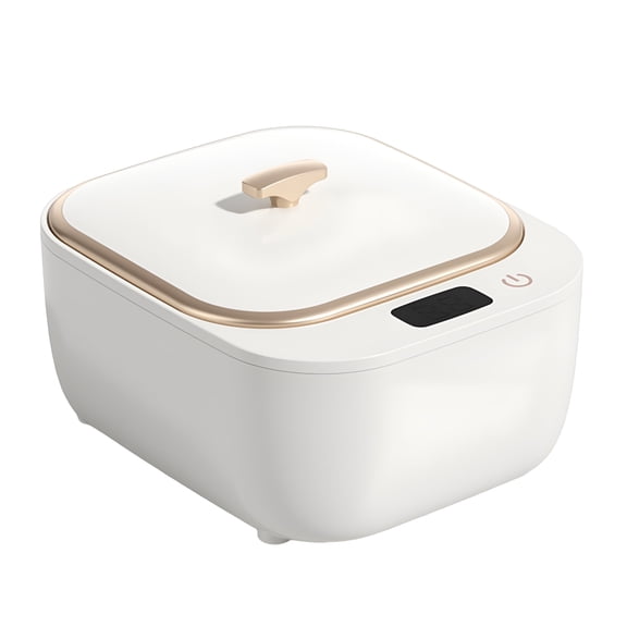 XIRQI 2026 New Ultrasonic Retainer Cleaner with Timer High Frequency Waterproof Us Plug Denture Jewelry Cleaning Machine for Retainer, Denture, Jewelry, Glasses, Watch