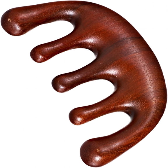 XIRQI 2026 New Wooden Scalp Massager,Wide Tooth Loc Comb for Retwist,Natural Sandalwood Scalp Massage Comb for Hair Growth,Scalp Massage Brush for Women Men for Head Meridian