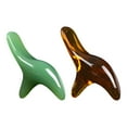 thumbnail image 1 of XIRQI 2Pcs Gua Sha Lightweight Guasha Relieve Headache Naturopathy Gua Sha Facial Tools,Green&Amber, 1 of 7