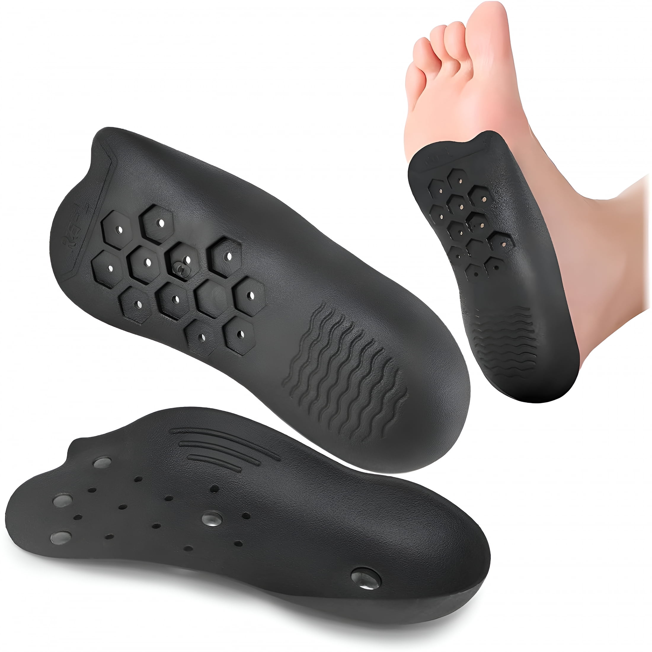 XIRQI 3/4 Orthotics Shoe Insoles for Men Women,Magnetic Massage Arch ...